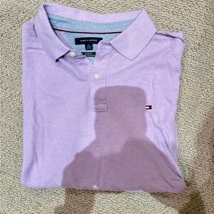 Tommy Hilfiger Men's Light Purple Polo Shirt
